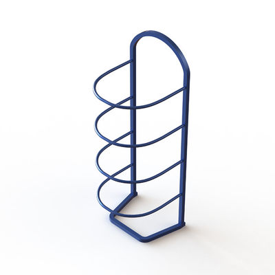 One Side 4 Tiers Flooring Display Stand for Bathroom Sinks