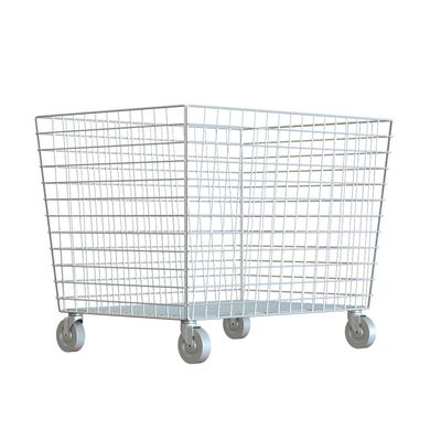 Metal Bin Chrome Color Welded Hotel Display Stand Cart Type