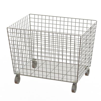 Metal Bin Chrome Color Welded Hotel Display Stand Cart Type